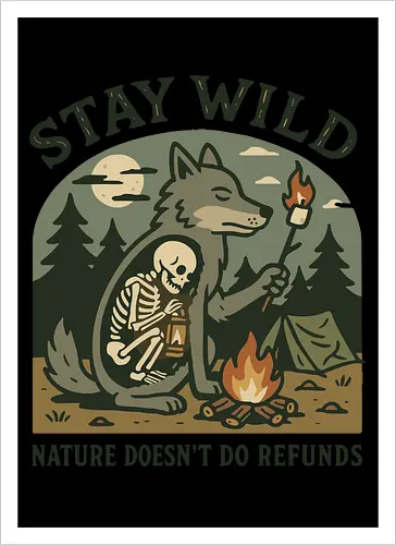 STAY WILD NATURE DOESN'T DO REFUNDS