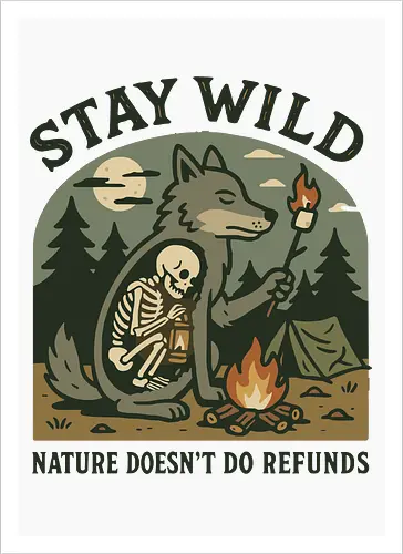 STAY WILD NATURE DOESN'T DO REFUNDS