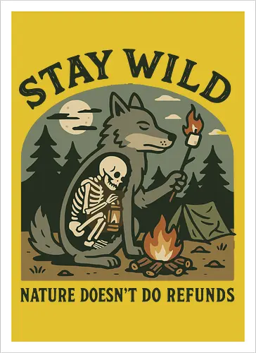 STAY WILD NATURE DOESN'T DO REFUNDS
