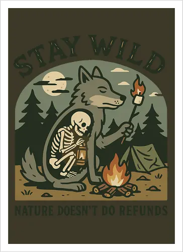 STAY WILD NATURE DOESN'T DO REFUNDS
