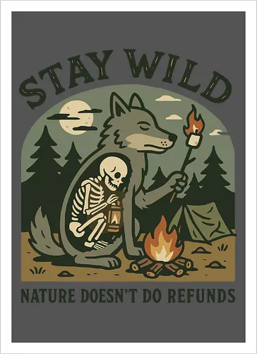 STAY WILD NATURE DOESN'T DO REFUNDS