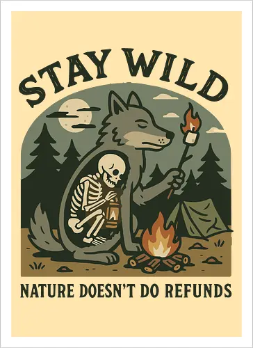 STAY WILD NATURE DOESN'T DO REFUNDS
