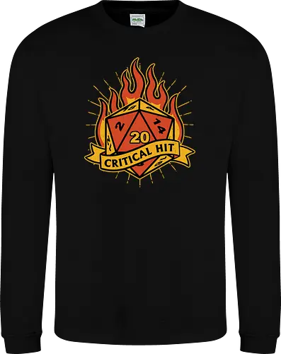 RPG Fire Dice Tattoo 