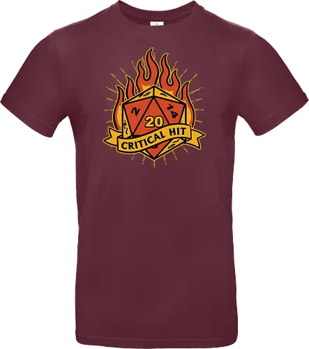 RPG Fire Dice Tattoo 