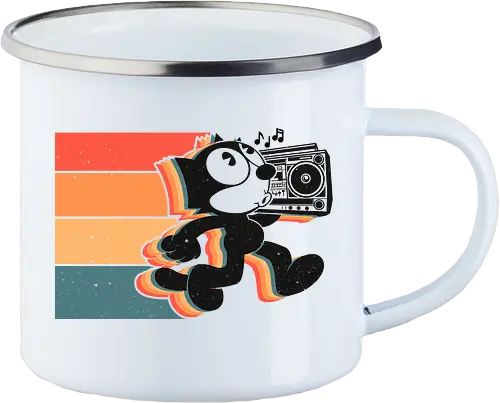 Retro Groove Cat