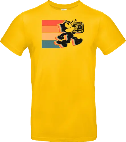 Retro Groove Cat