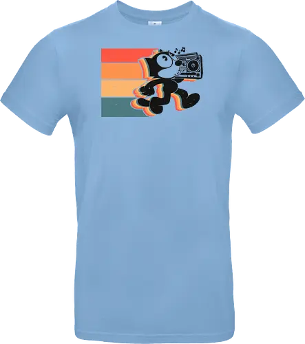 Retro Groove Cat