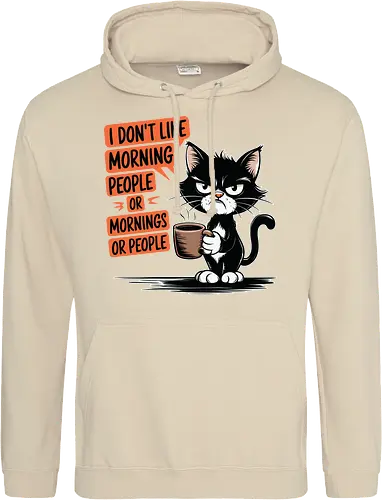 I don't like morning people or mornings or people