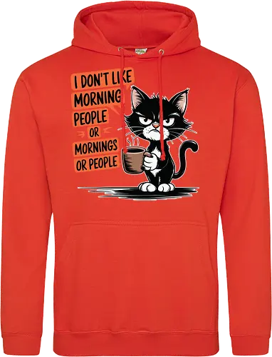 I don't like morning people or mornings or people