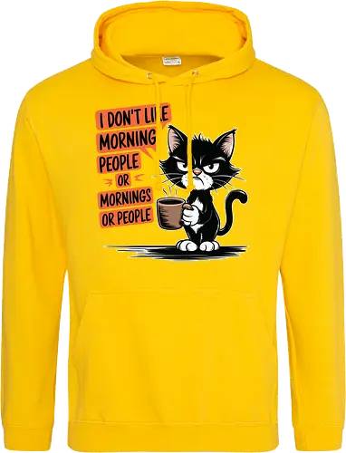 I don't like morning people or mornings or people