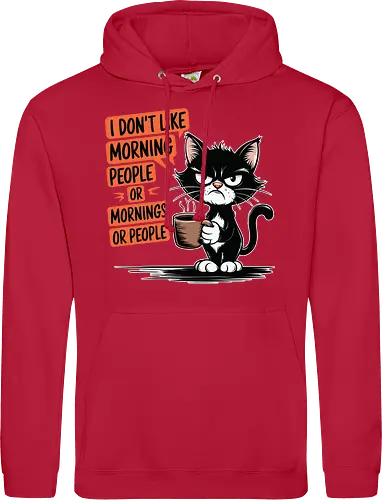 I don't like morning people or mornings or people