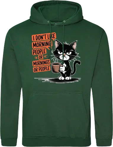 I don't like morning people or mornings or people