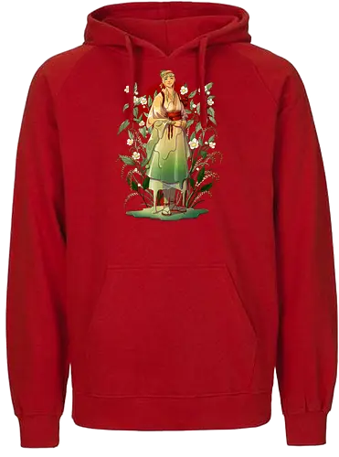 Genmaicha - Roasted Rice Tea - tee, genmaicha, grüner tee, grüntee, slime girl, character - Fairtrade Hoodie