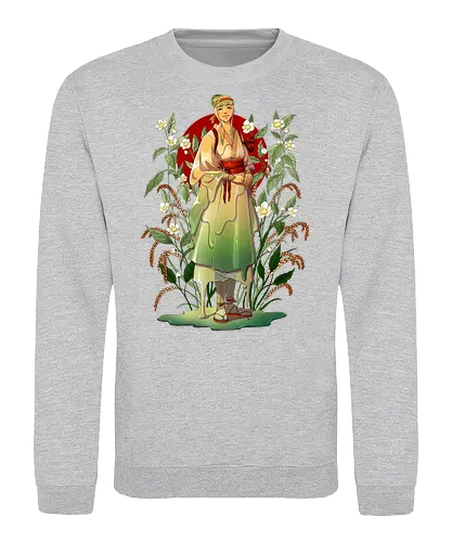 Genmaicha - Roasted Rice Tea - tee, genmaicha, grüner tee, grüntee, slime girl, character - Sweatshirt