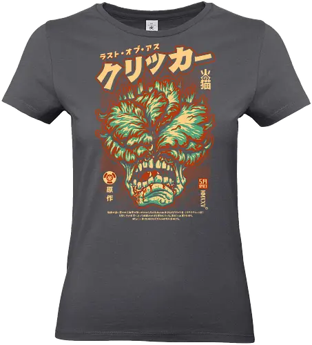 Click Click Madafaka - cute, tv series, clicker, chibi, cartoon, gamer, japanese, retro, comic, zombie, horror, infected, fungi, apocalypse, mushroom, fungus, vintage japan, gaming, pop art, ellie, joel, Last, tlou - Standard T-Shirt (Frauen)