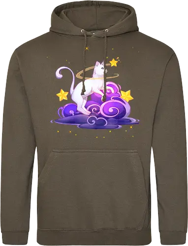 Katze auf Wolken 1