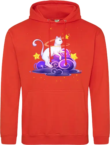 Katze auf Wolken 1