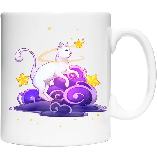 Katze auf Wolken 1