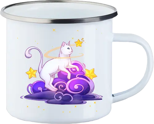 Katze auf Wolken 1