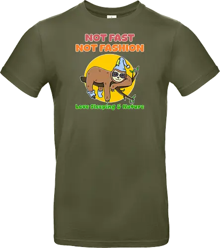 Not Fast Not Fashion Sloth (Nicht Schnell Nicht Mode Faultier)