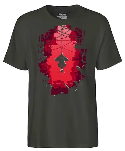 Friendly Neighborhood - spider, hero, action, comics, city, new york, superhero - Fairtrade T-Shirt