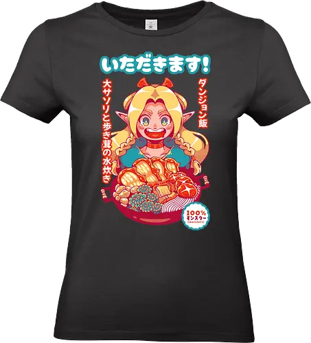 ITADAKIMASU ! - Meshi, anime, fanart, marcille, manga, dungeons, fantasy, food, elf - Standard T-Shirt (Frauen)
