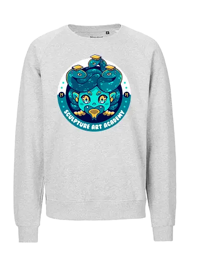 MEDUSA ACADEMY - medusa, funny, academia, greek, fantasy, academy - Fairtrade Sweatshirt