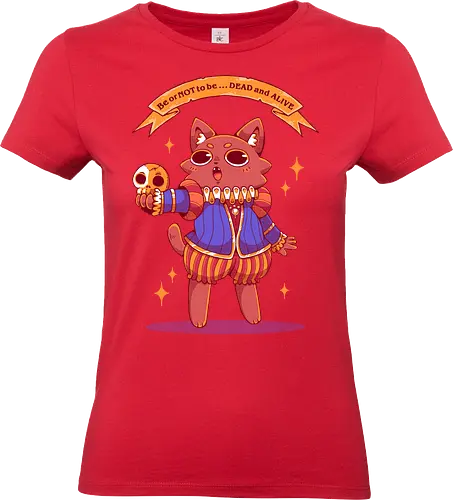 SCHRODINGER`S CAT - cat, neko shrodingers, joke, funny, shakespeare, literature, poem - Standard T-Shirt (Frauen)