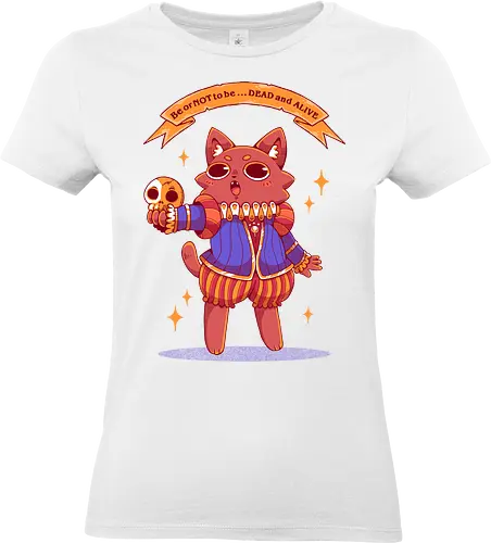 SCHRODINGER`S CAT - cat, neko shrodingers, joke, funny, shakespeare, literature, poem - Standard T-Shirt (Frauen)