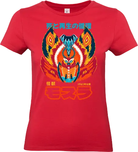 QUEEN OF MONSTERS - kaiju, japan, japanese, monster, queen of monsters, Kaiju, moth - Standard T-Shirt (Frauen)