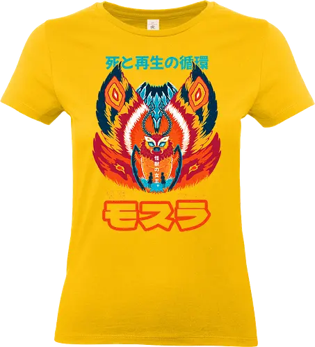QUEEN OF MONSTERS - kaiju, japan, japanese, monster, queen of monsters, Kaiju, moth - Standard T-Shirt (Frauen)
