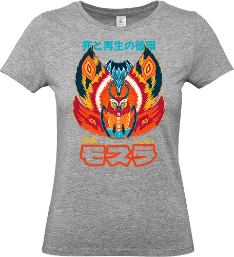 QUEEN OF MONSTERS - kaiju, japan, japanese, monster, queen of monsters, Kaiju, moth - Standard T-Shirt (Frauen)