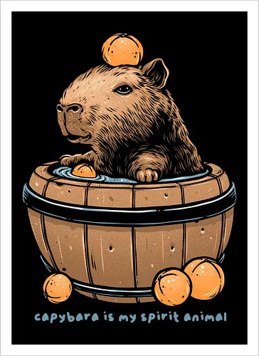 Capybara is my spirit animal