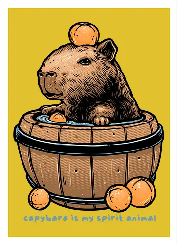 Capybara is my spirit animal