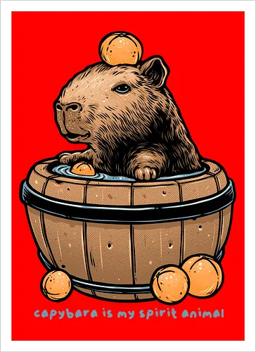 Capybara is my spirit animal