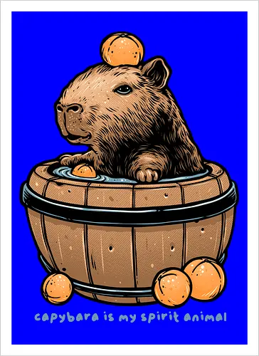 Capybara is my spirit animal