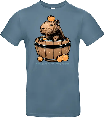 Capybara is my spirit animal - Animal, funny, cute, capybara, animals, humor - Standard T-Shirt