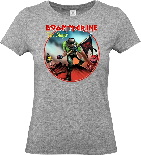 Mars Marine - doom, marine, mars, alien, rock, metal - Standard T-Shirt (Frauen)
