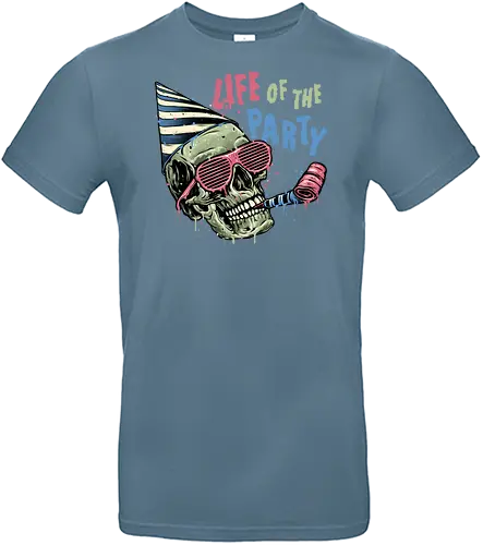 Life of the Party - Skulls, funny, humor, party, skeleton, fun - Standard T-Shirt