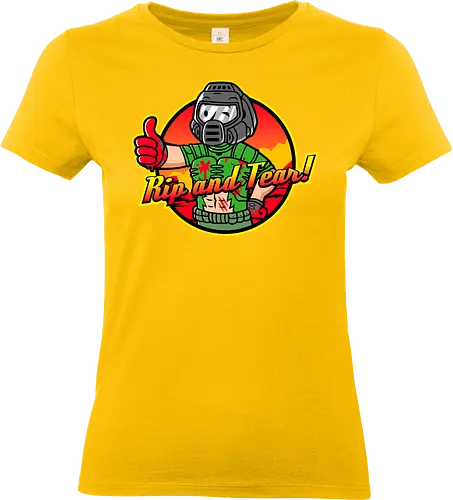 Vaultdumboy - doom, marine, mars, alien, rock, metal, cacodemon, demon - Standard T-Shirt (Frauen)