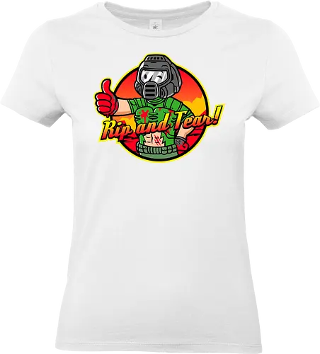 Vaultdumboy - doom, marine, mars, alien, rock, metal, cacodemon, demon - Standard T-Shirt (Frauen)