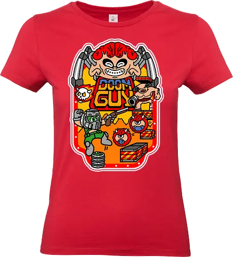 Megadum - alien, rock, metal, cacodemon, demon, doom, marine, mars - Standard T-Shirt (Frauen)