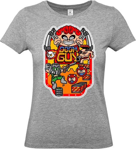 Megadum - alien, rock, metal, cacodemon, demon, doom, marine, mars - Standard T-Shirt (Frauen)