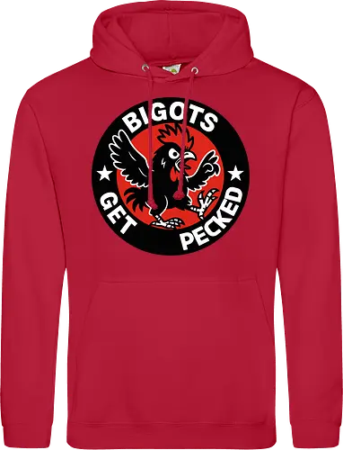 BIGOTS GET PECKED