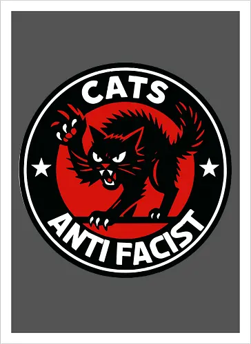Cats Anti Facist