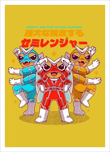 MIGHTY MOLTING CICADA RANGERS