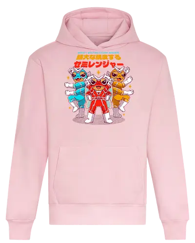 MIGHTY MOLTING CICADA RANGERS - rangers, sentai, super sentai, japan, japanese, sentai rangers, funny, joke, cute, hero - Heavyweight Hoodie