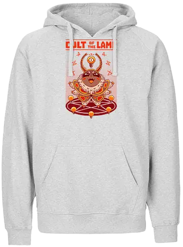 PRAISE THE LAMP! - moth, cute, cult, funny, joke, retro, fantasy, halloween, lamp - Fairtrade Hoodie
