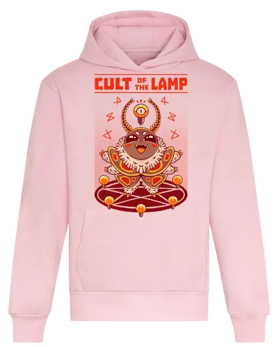 PRAISE THE LAMP! - moth, cute, cult, funny, joke, retro, fantasy, halloween, lamp - Heavyweight Hoodie