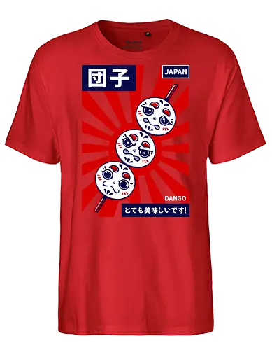 DANGO - dango, japan, japanese, japanese food, sweet, cute, culture, asia - Fairtrade T-Shirt